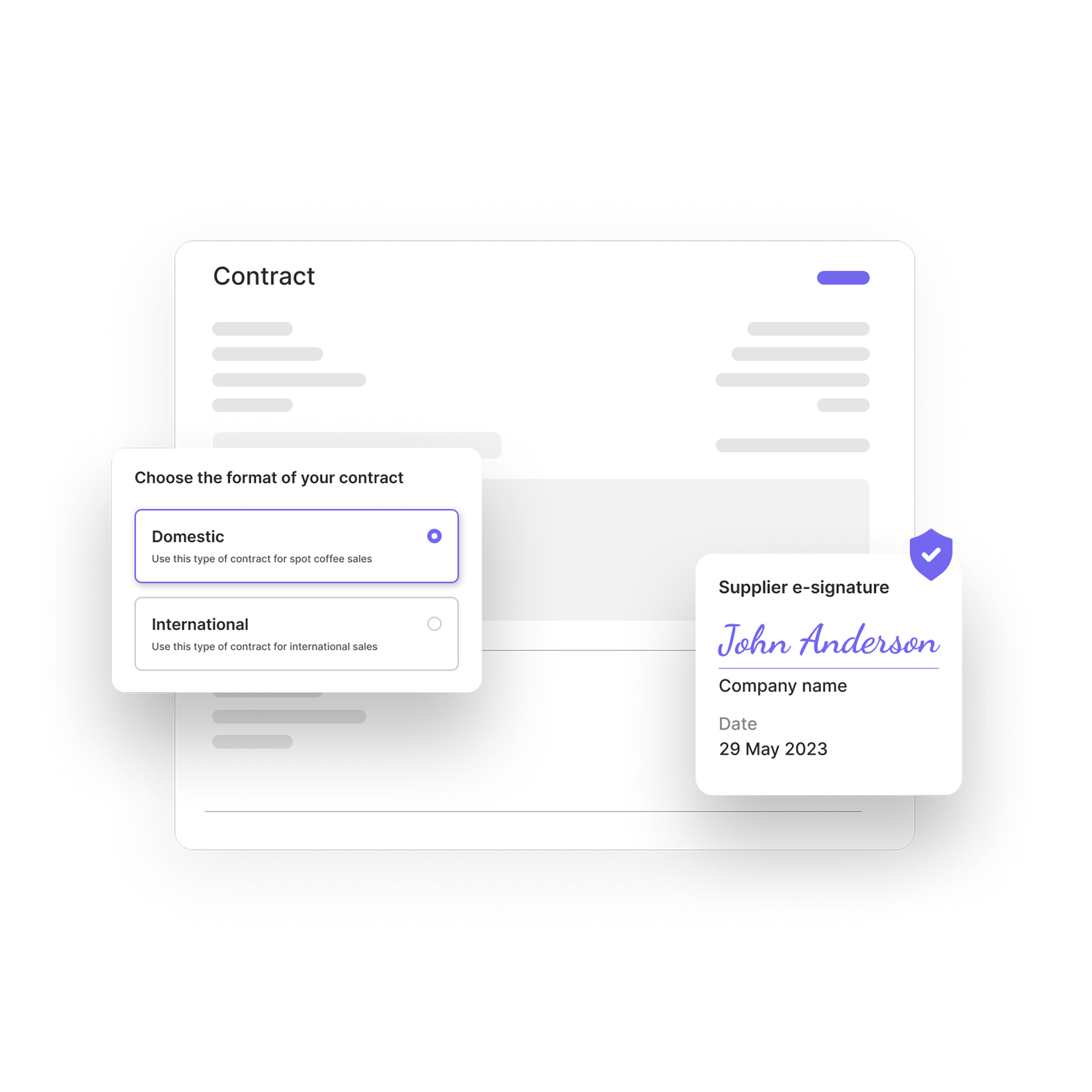 Effortless Contracts & e-Signatures