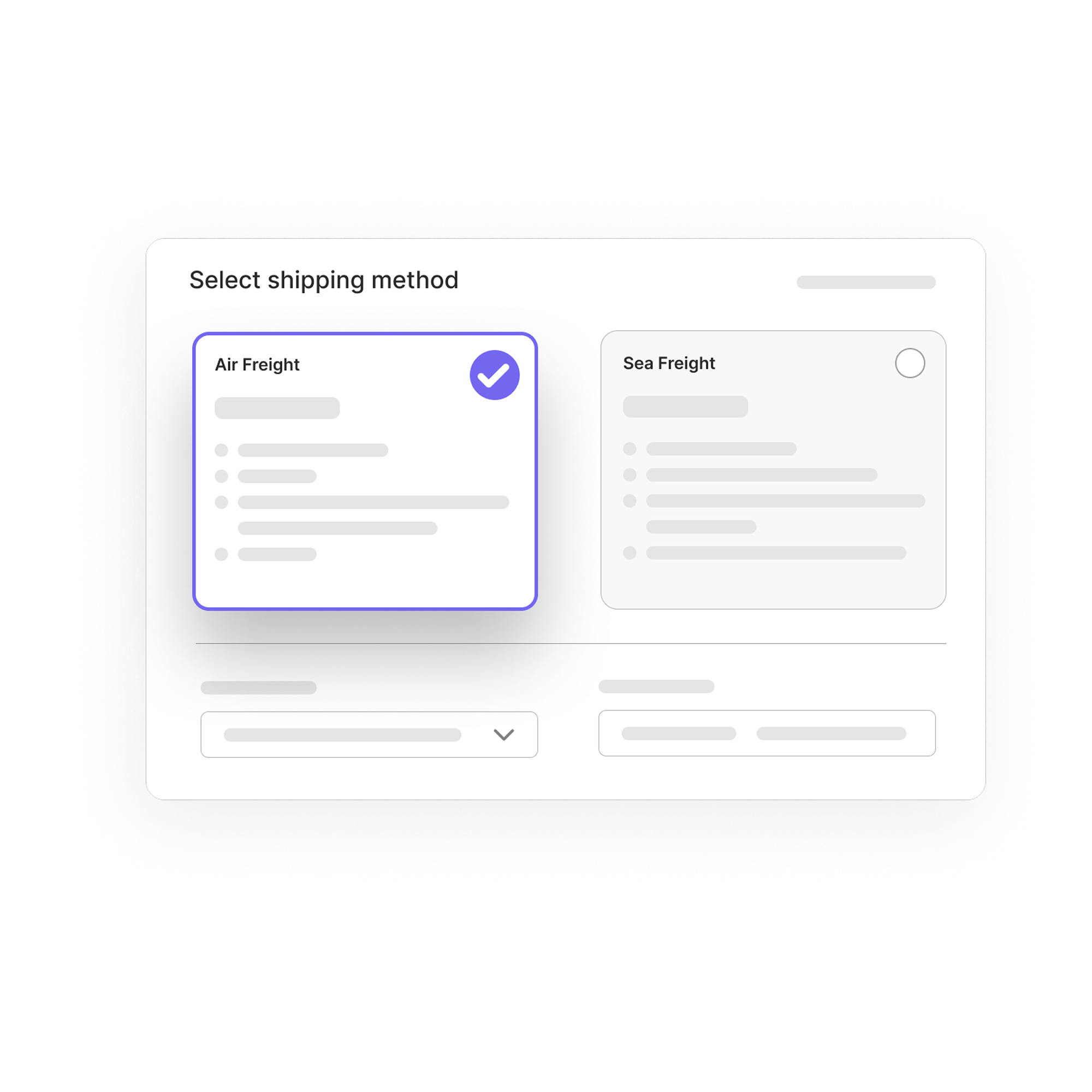 Configure Shipping Options